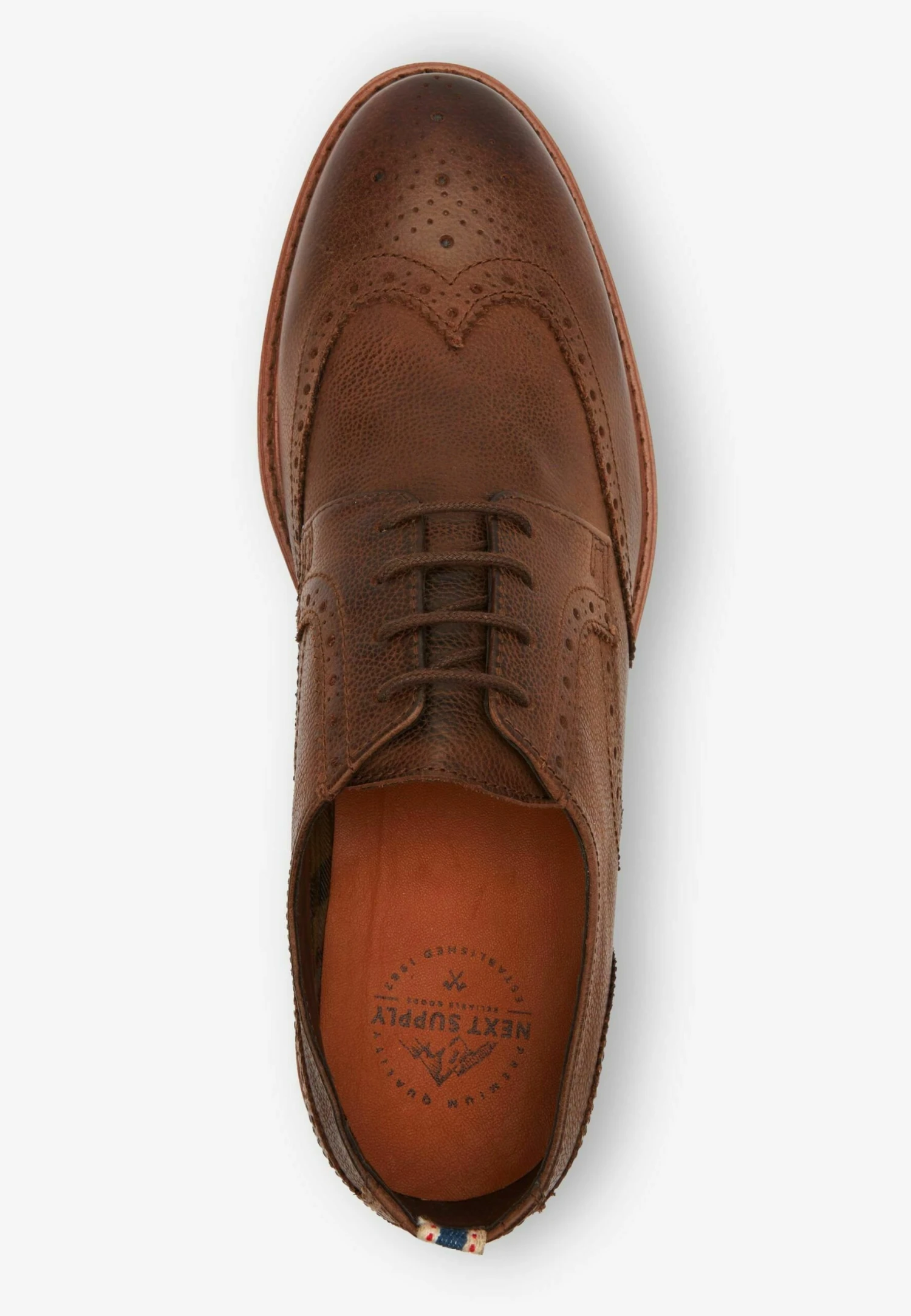 Next WAXY SMART CASUAL BROGUE STANDARD - Sportieve Veterschoenen 5 Next WAXY SMART CASUAL BROGUE STANDARD - Sportieve Veterschoenen - Afbeelding 3