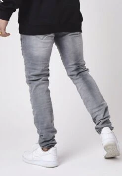 AVEC EMPIÈCEMENTS STYLE PATCH - Slim Fit Jeans 9 AVEC EMPIÈCEMENTS STYLE PATCH - Slim Fit Jeans -Heren Kleding Winkel 050804309209411e822b75ff920a75d5