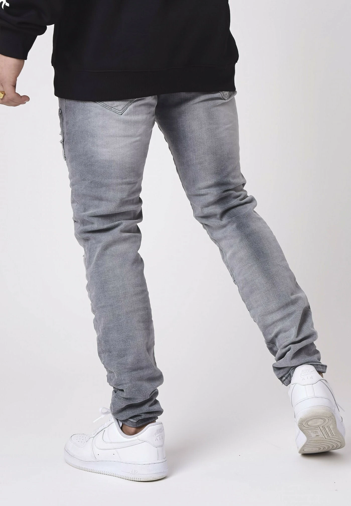 AVEC EMPIÈCEMENTS STYLE PATCH - Slim Fit Jeans 5 AVEC EMPIÈCEMENTS STYLE PATCH - Slim Fit Jeans - Afbeelding 3