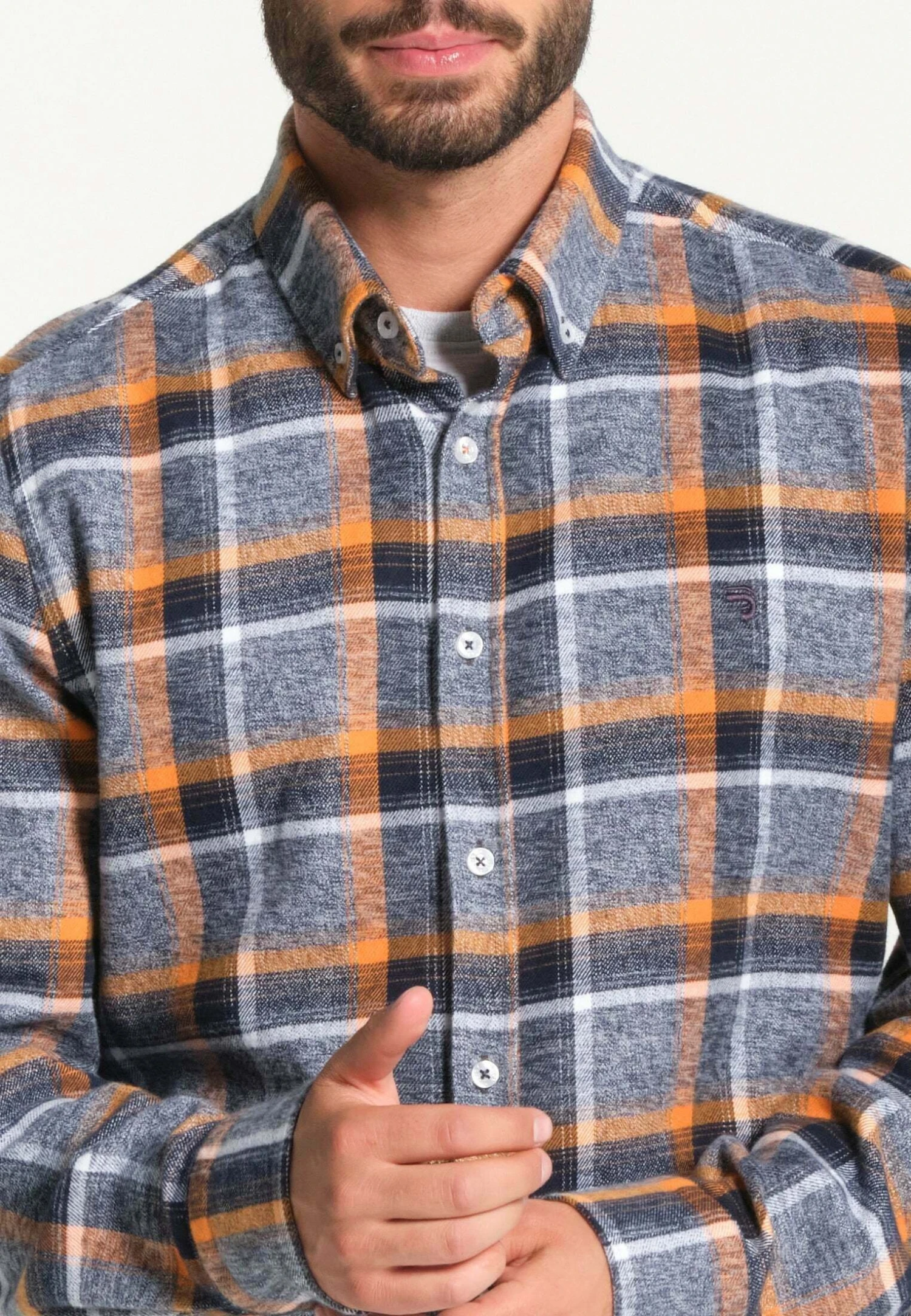 REGULAR FIT CHECKED FLANEL - Overhemd 6 REGULAR FIT CHECKED FLANEL - Overhemd - Afbeelding 4