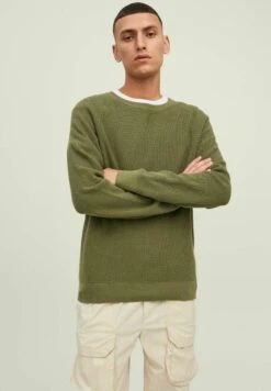 Jack & Jones JCOCLASSIC WAFFLE CREW NECK - Trui