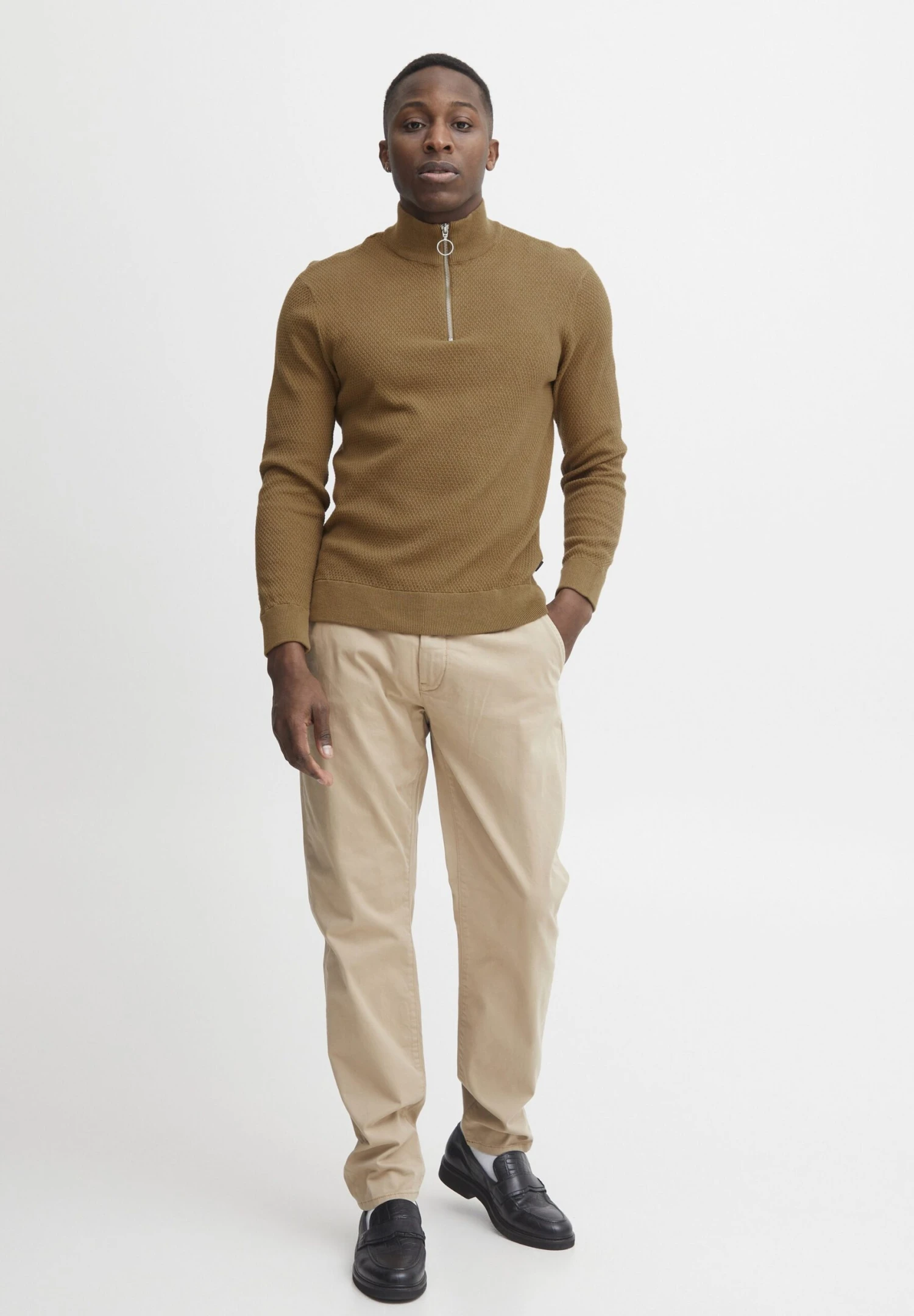 CASUAL FRIDAY KARLO STRUCTURED ZIPPER - Trui 4 CASUAL FRIDAY KARLO STRUCTURED ZIPPER - Trui - Afbeelding 2