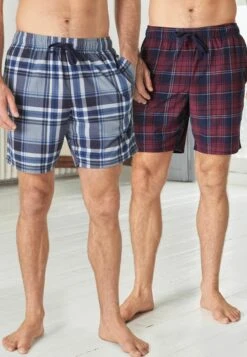 Next 2 PACK CHECK COSY - Pyjamabroek