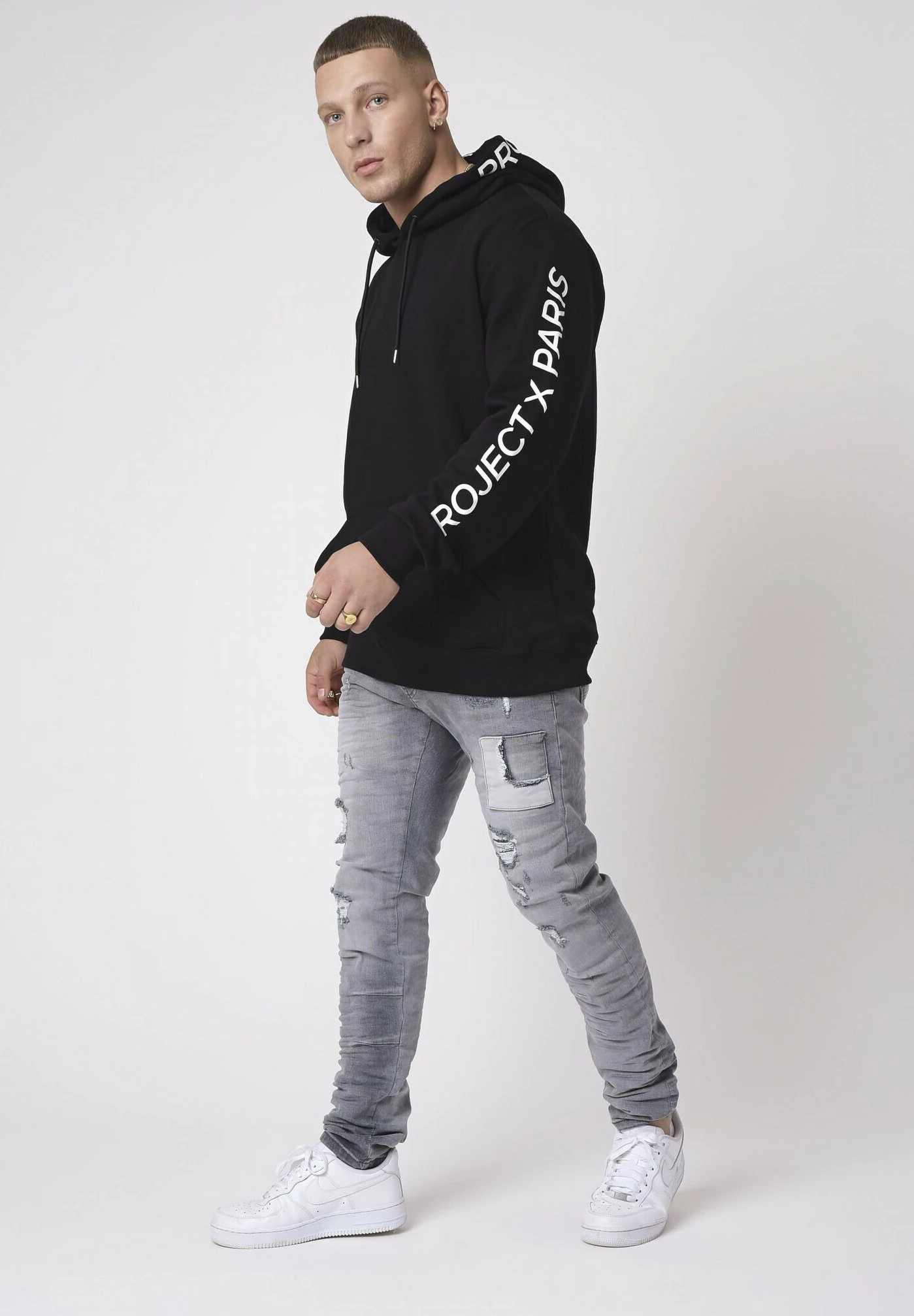 AVEC EMPIÈCEMENTS STYLE PATCH - Slim Fit Jeans 4 AVEC EMPIÈCEMENTS STYLE PATCH - Slim Fit Jeans - Afbeelding 2