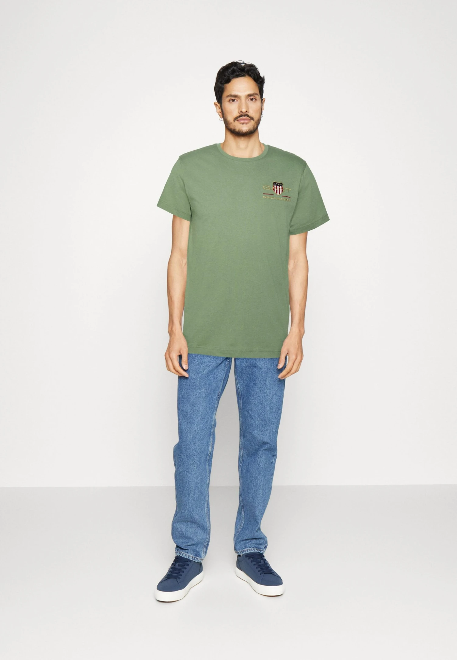 Gant ARCHIVE SHIELD EMB SS - T-shirt Print 4 Gant ARCHIVE SHIELD EMB SS - T-shirt Print - Afbeelding 2