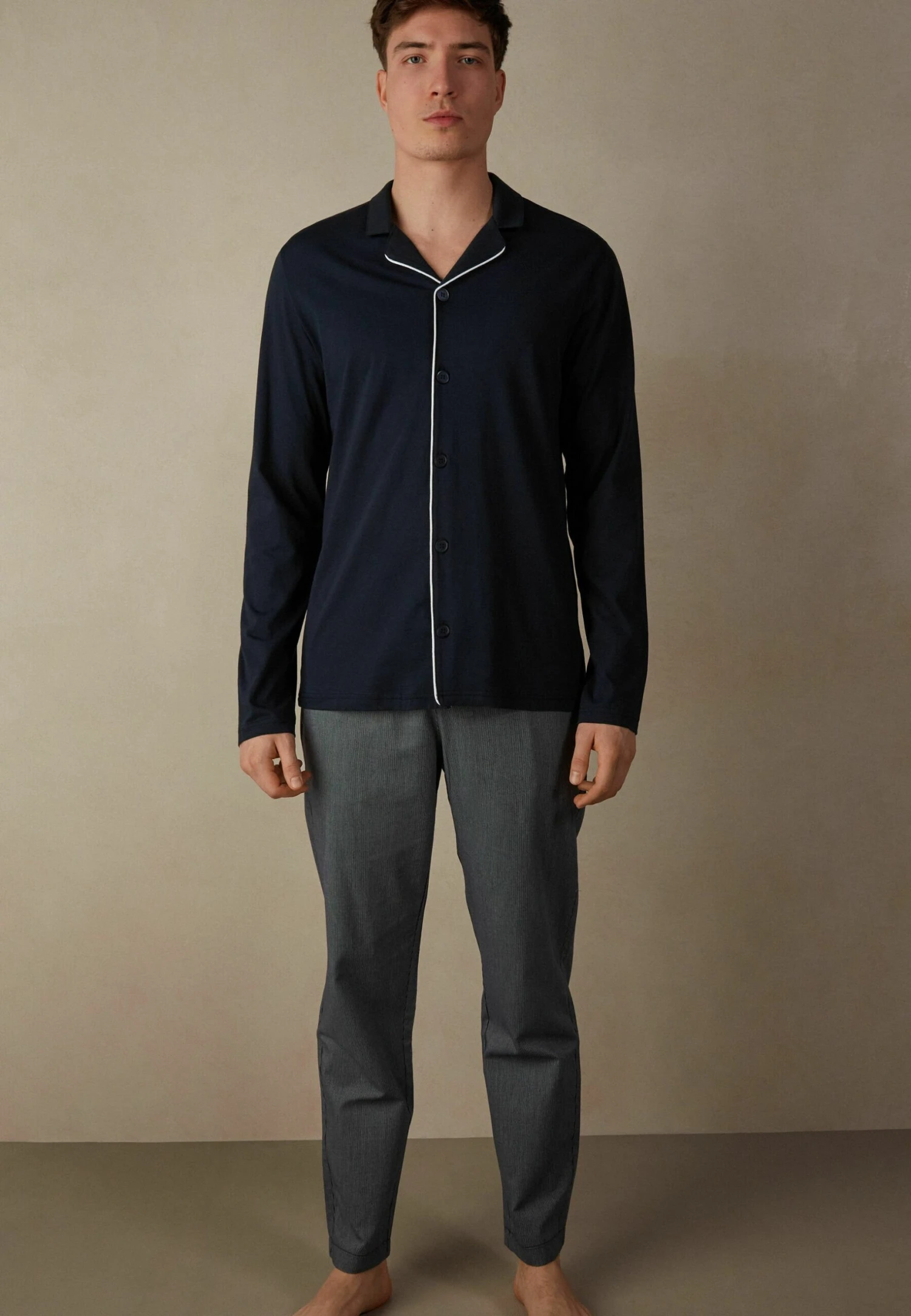 Intimissimi LONG PAJAMAS WITH A FINE STRIPED PATTERN - Pyjama 3 Intimissimi LONG PAJAMAS WITH A FINE STRIPED PATTERN - Pyjama