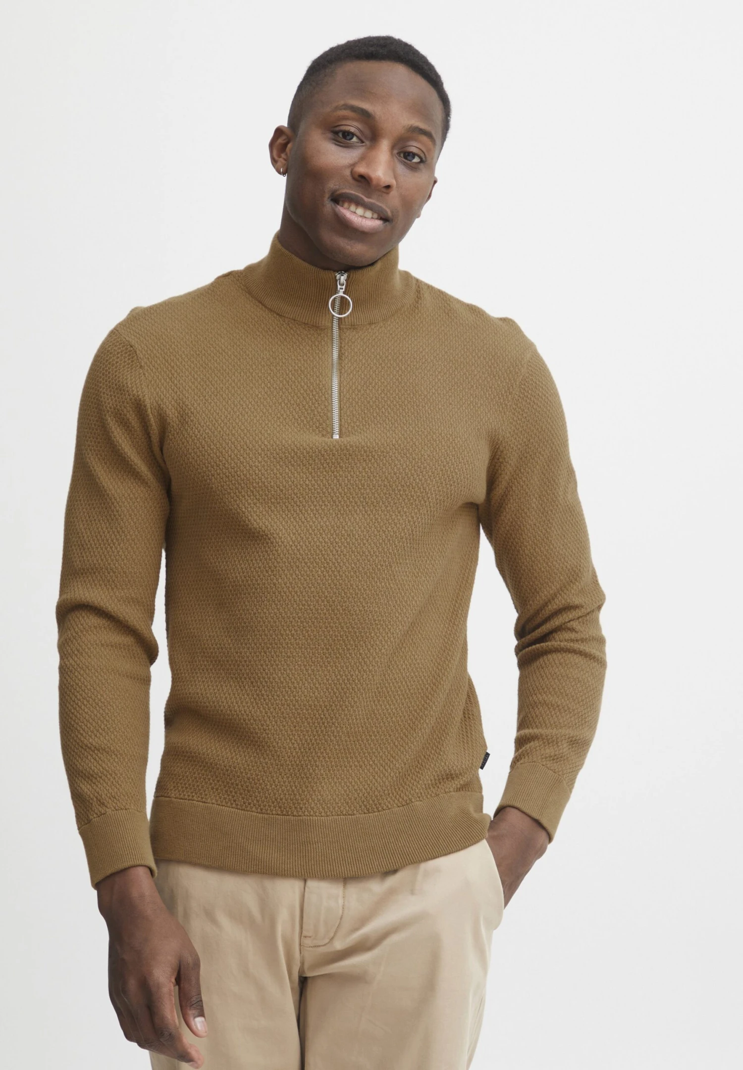 CASUAL FRIDAY KARLO STRUCTURED ZIPPER - Trui 3 CASUAL FRIDAY KARLO STRUCTURED ZIPPER - Trui