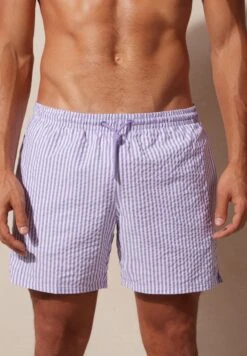Intimissimi STREIFENPRINT - Zwemshorts - White Lilac