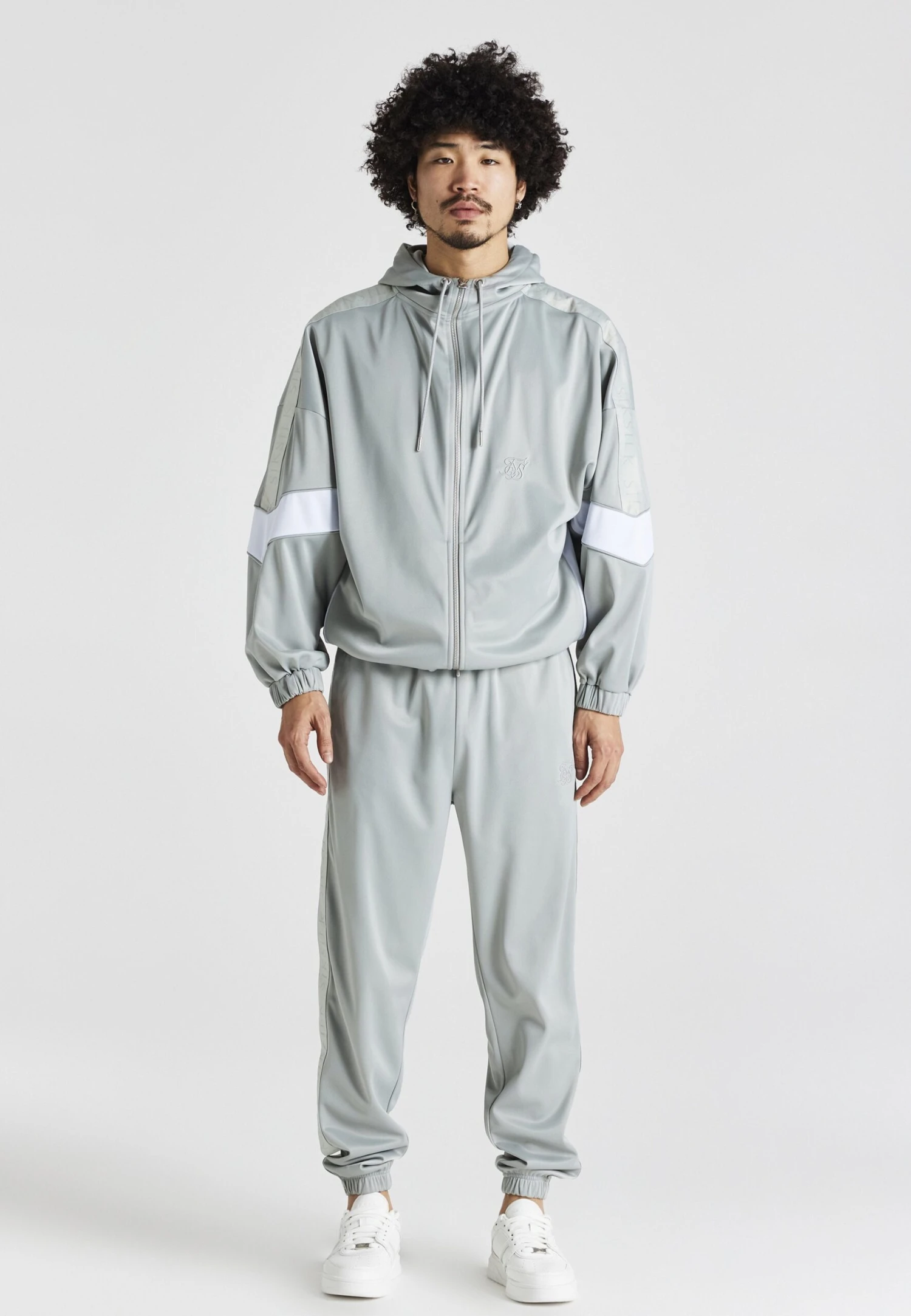 SikSilk RETRO TAPE CUFFED TRACK PANTS - Trainingsbroek 4 SikSilk RETRO TAPE CUFFED TRACK PANTS - Trainingsbroek - Afbeelding 2