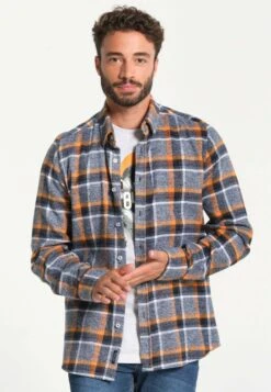 REGULAR FIT CHECKED FLANEL - Overhemd
