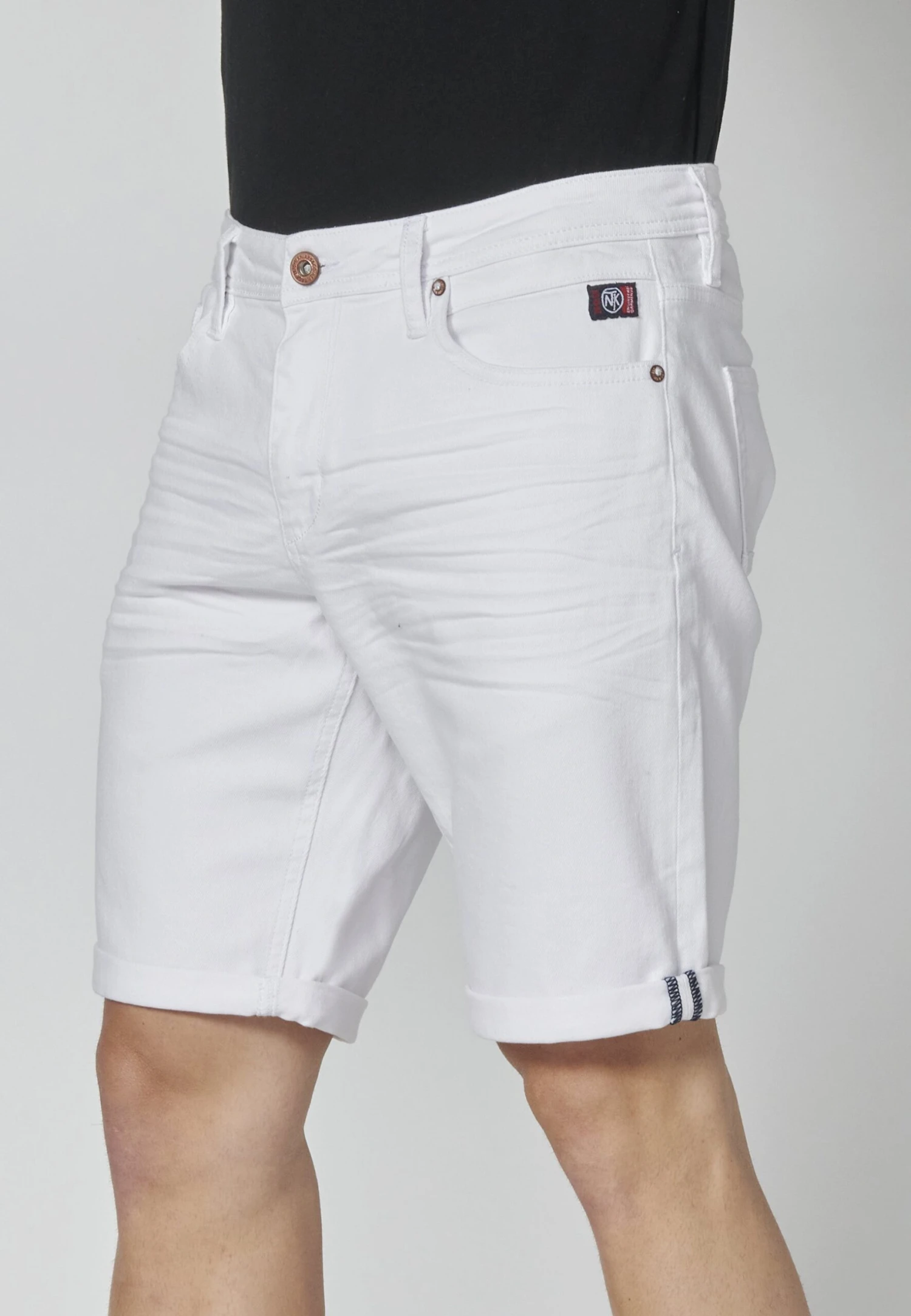 Koroshi BERMUDA COWBOY STRECTH REGULAR FIT - Jeansshort 6 Koroshi BERMUDA COWBOY STRECTH REGULAR FIT - Jeansshort - Afbeelding 4