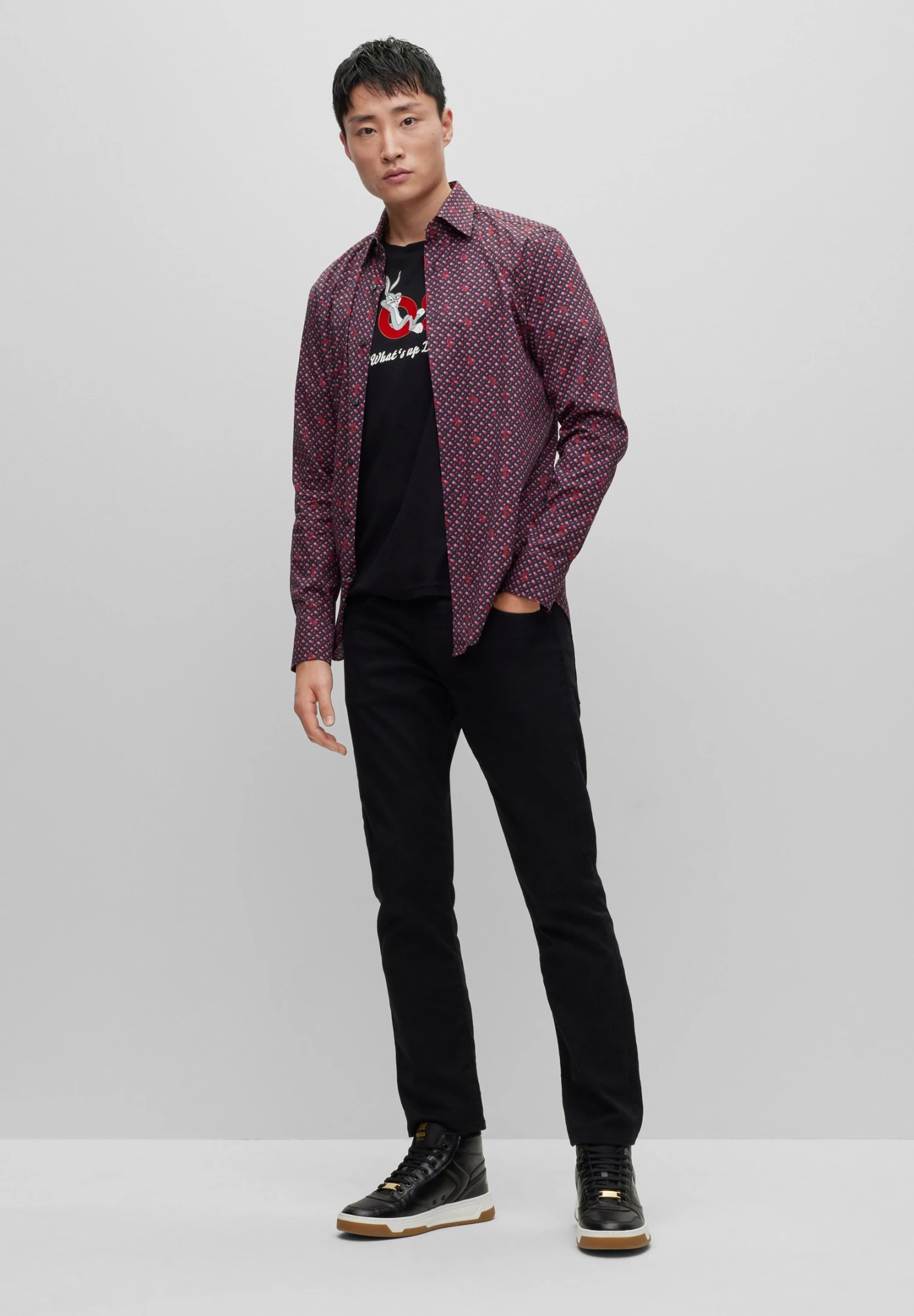 LOONEY TUNES X BOSS H-HANK-KENT-LNY - Overhemd 4 LOONEY TUNES X BOSS H-HANK-KENT-LNY - Overhemd - Afbeelding 2