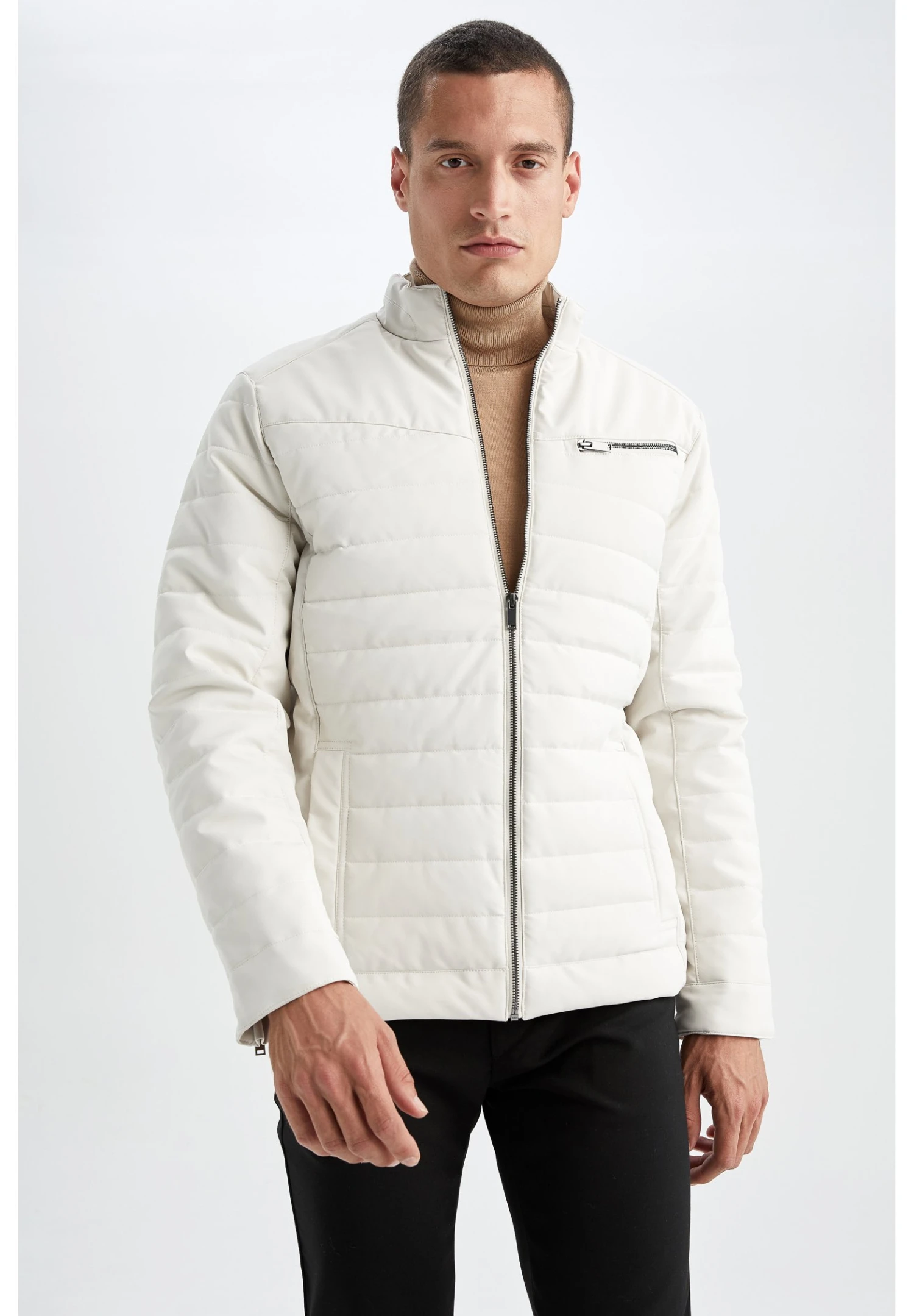 DeFacto SLIM FIT - Imitatieleren Jas 3 DeFacto SLIM FIT - Imitatieleren Jas