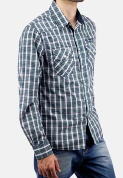 Koroshi MANGA LARGA - Overhemd -Heren Kleding Winkel 66ffe06b90ff4ad389f192bbe0ae0eaf