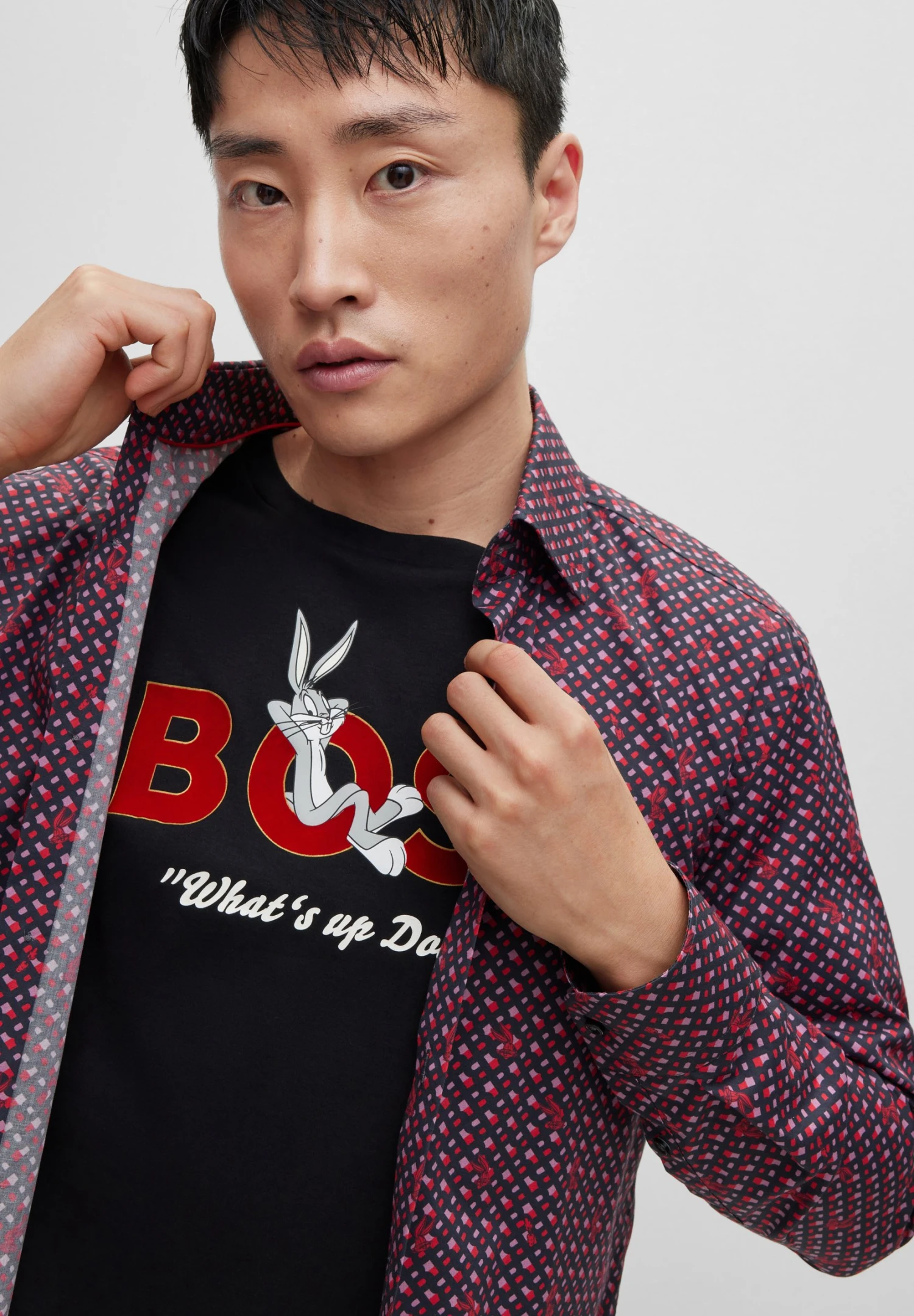 LOONEY TUNES X BOSS H-HANK-KENT-LNY - Overhemd 6 LOONEY TUNES X BOSS H-HANK-KENT-LNY - Overhemd - Afbeelding 4