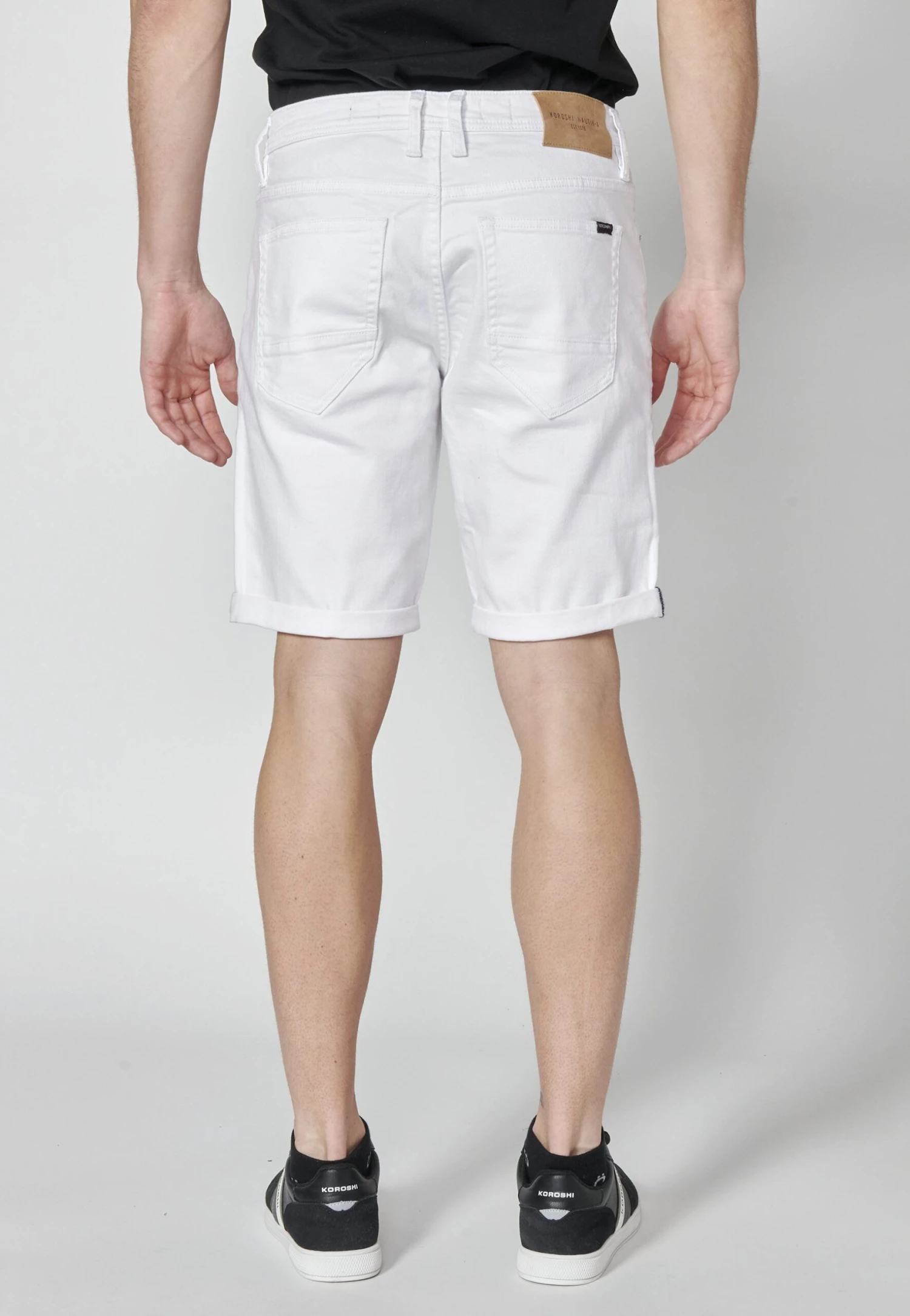 Koroshi BERMUDA COWBOY STRECTH REGULAR FIT - Jeansshort 5 Koroshi BERMUDA COWBOY STRECTH REGULAR FIT - Jeansshort - Afbeelding 3