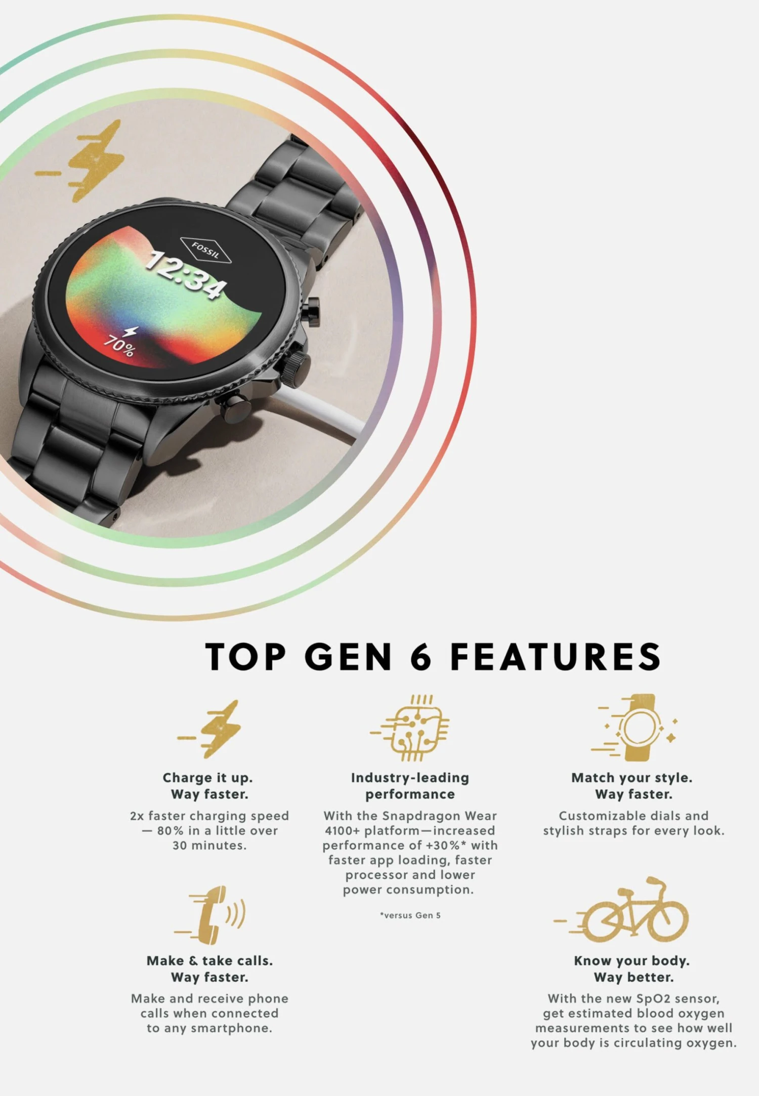 GEN6 SMARTWATCH - Smartwatch 7 GEN6 SMARTWATCH - Smartwatch - Afbeelding 5