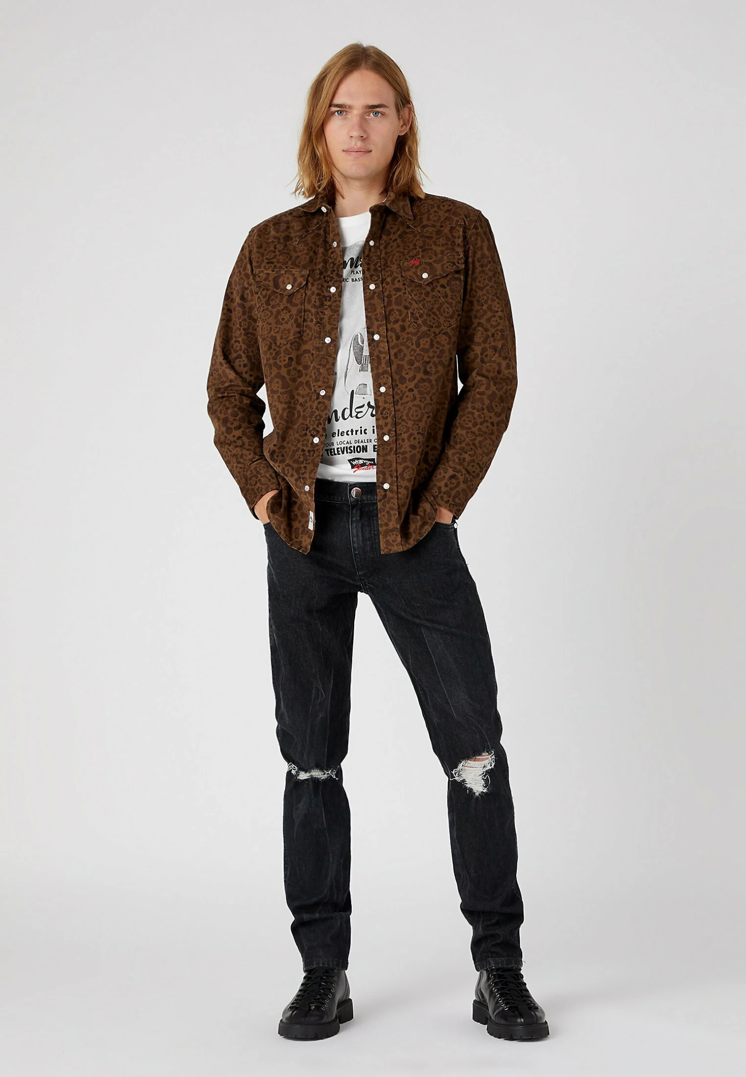 Wrangler WESTERN - Overhemd 4 Wrangler WESTERN - Overhemd - Afbeelding 2