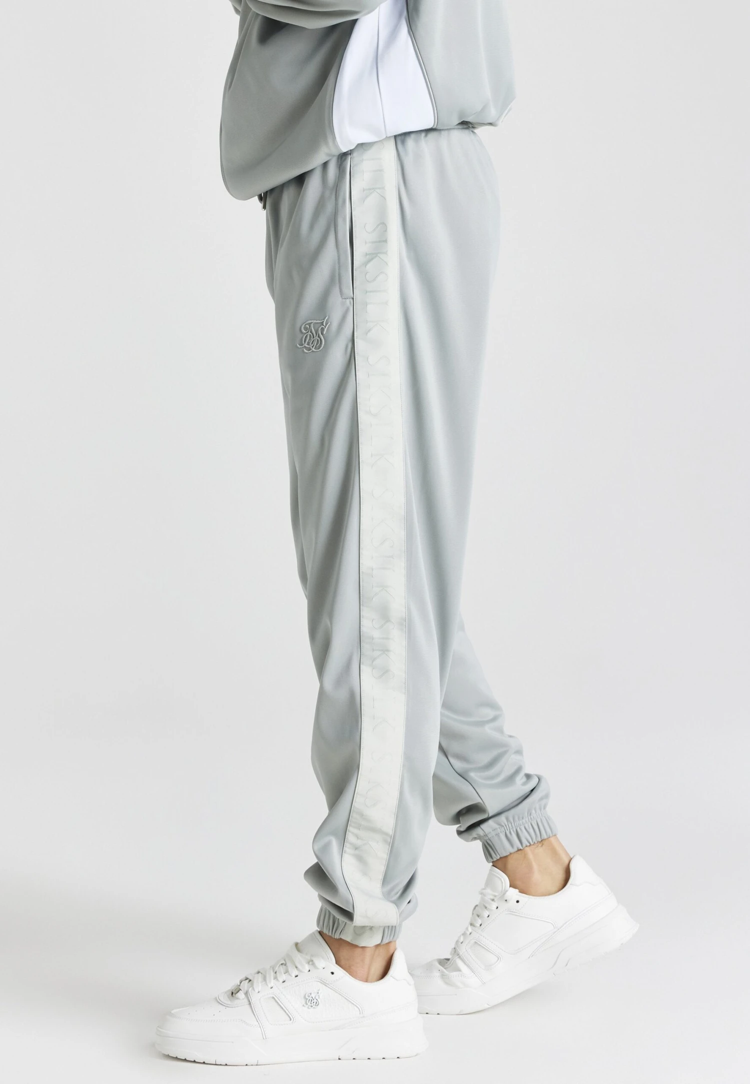 SikSilk RETRO TAPE CUFFED TRACK PANTS - Trainingsbroek 7 SikSilk RETRO TAPE CUFFED TRACK PANTS - Trainingsbroek - Afbeelding 5