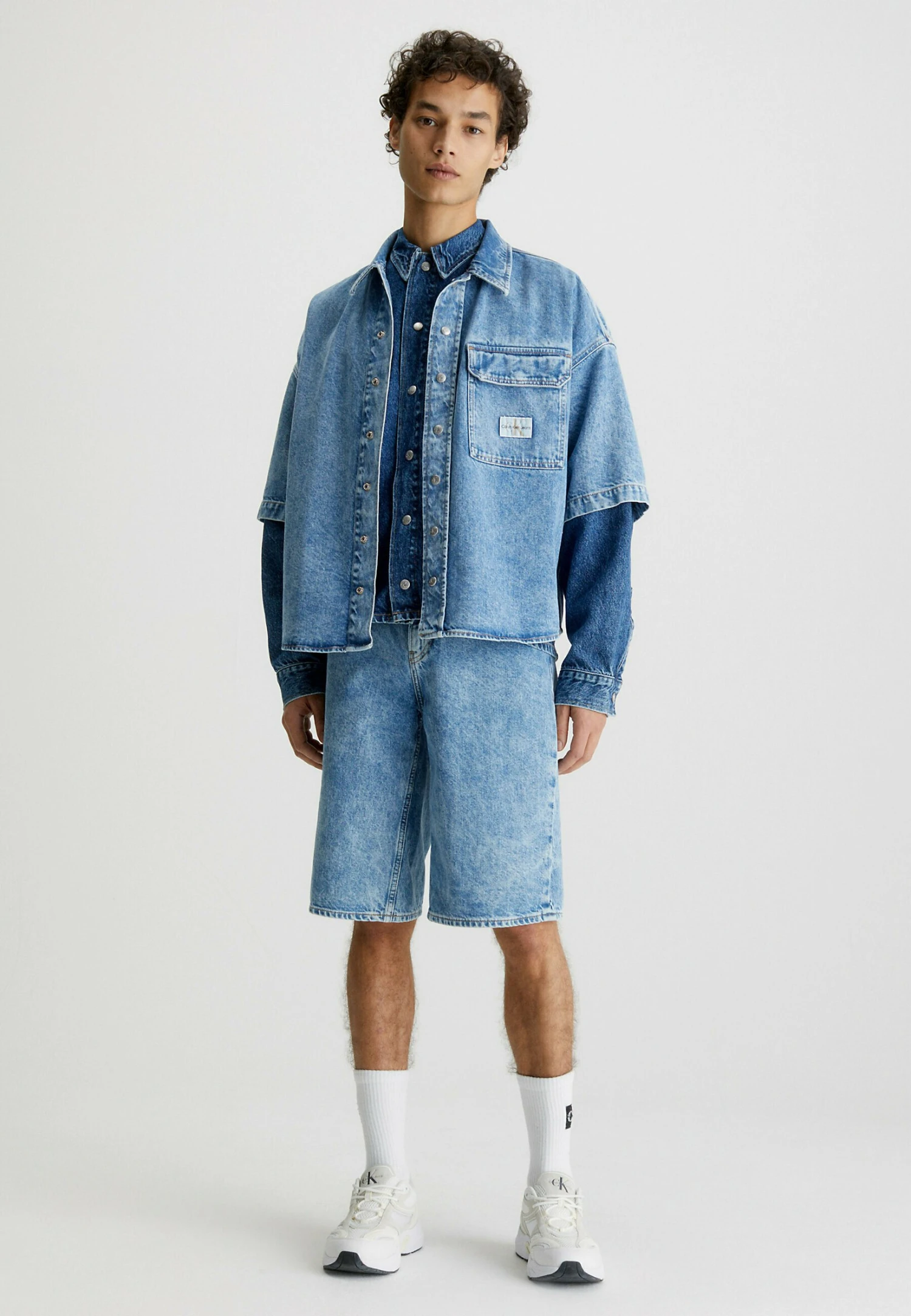 Calvin Klein Jeans RELAXED CARPENTER - Jeansshort 4 Calvin Klein Jeans RELAXED CARPENTER - Jeansshort - Afbeelding 2