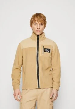 Calvin Klein Jeans BLOCKING ZIP THROUGH - Fleecejas