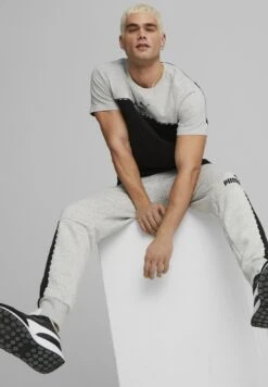 Puma ESSENTIALS BLOCK TAPE - Trainingsbroek -Heren Kleding Winkel 889e7695477b41009320d78c9a6e5541