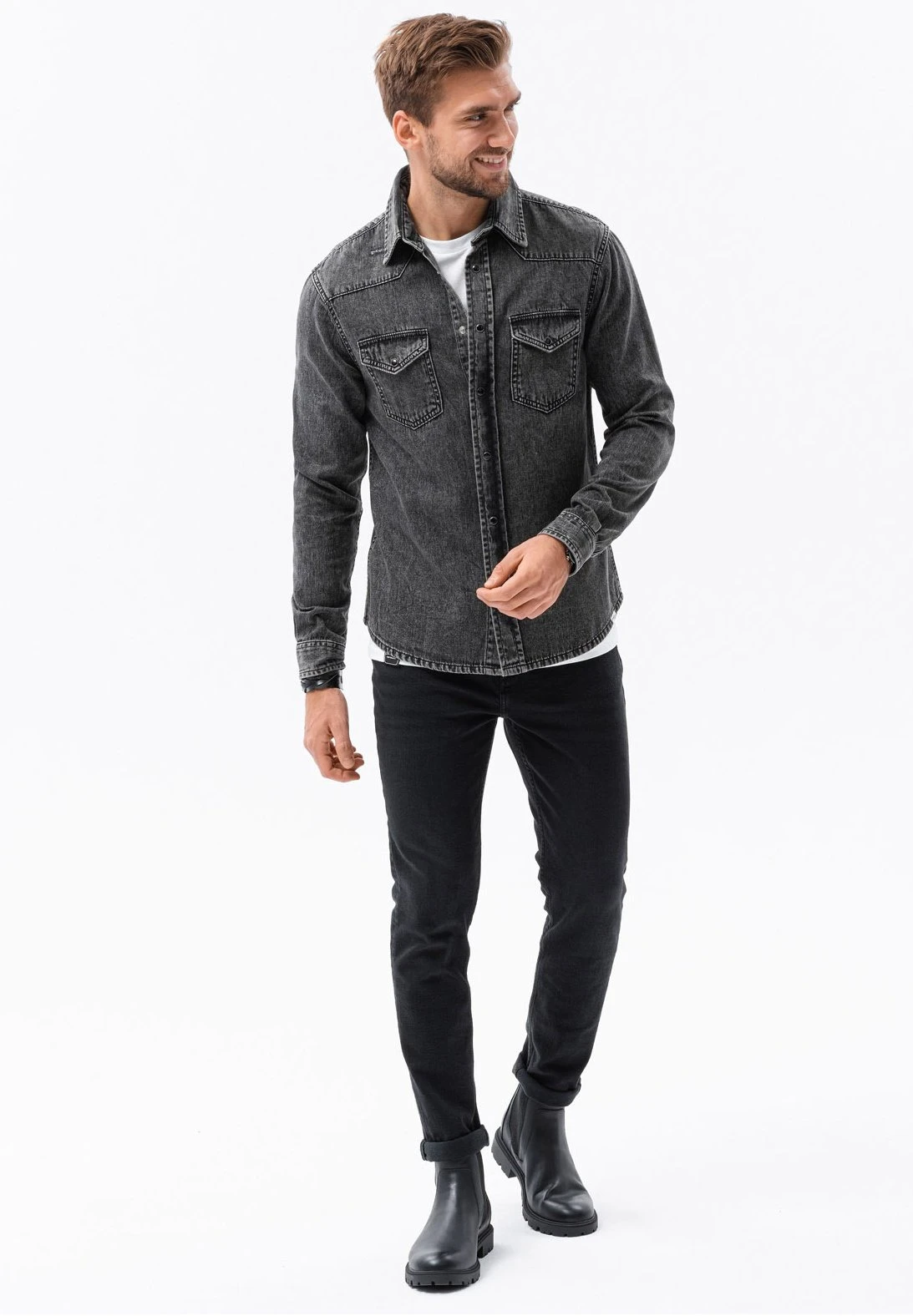 LONG SLEEVE PRESS STUDS - Overhemd 8 LONG SLEEVE PRESS STUDS - Overhemd - Afbeelding 6