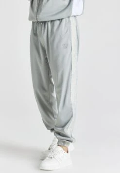 SikSilk RETRO TAPE CUFFED TRACK PANTS - Trainingsbroek