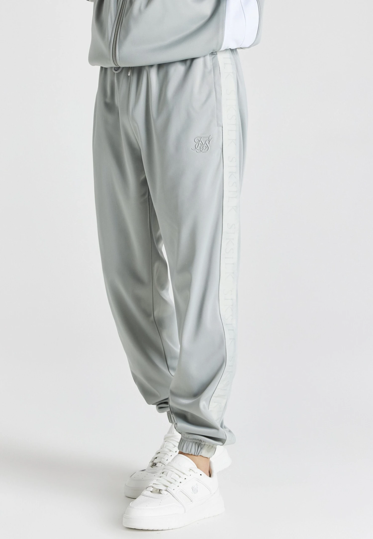 SikSilk RETRO TAPE CUFFED TRACK PANTS - Trainingsbroek 3 SikSilk RETRO TAPE CUFFED TRACK PANTS - Trainingsbroek