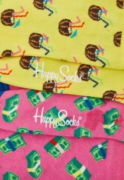 Happy Socks COCONUT MONEY UNISEX 2 PACK - Sokken