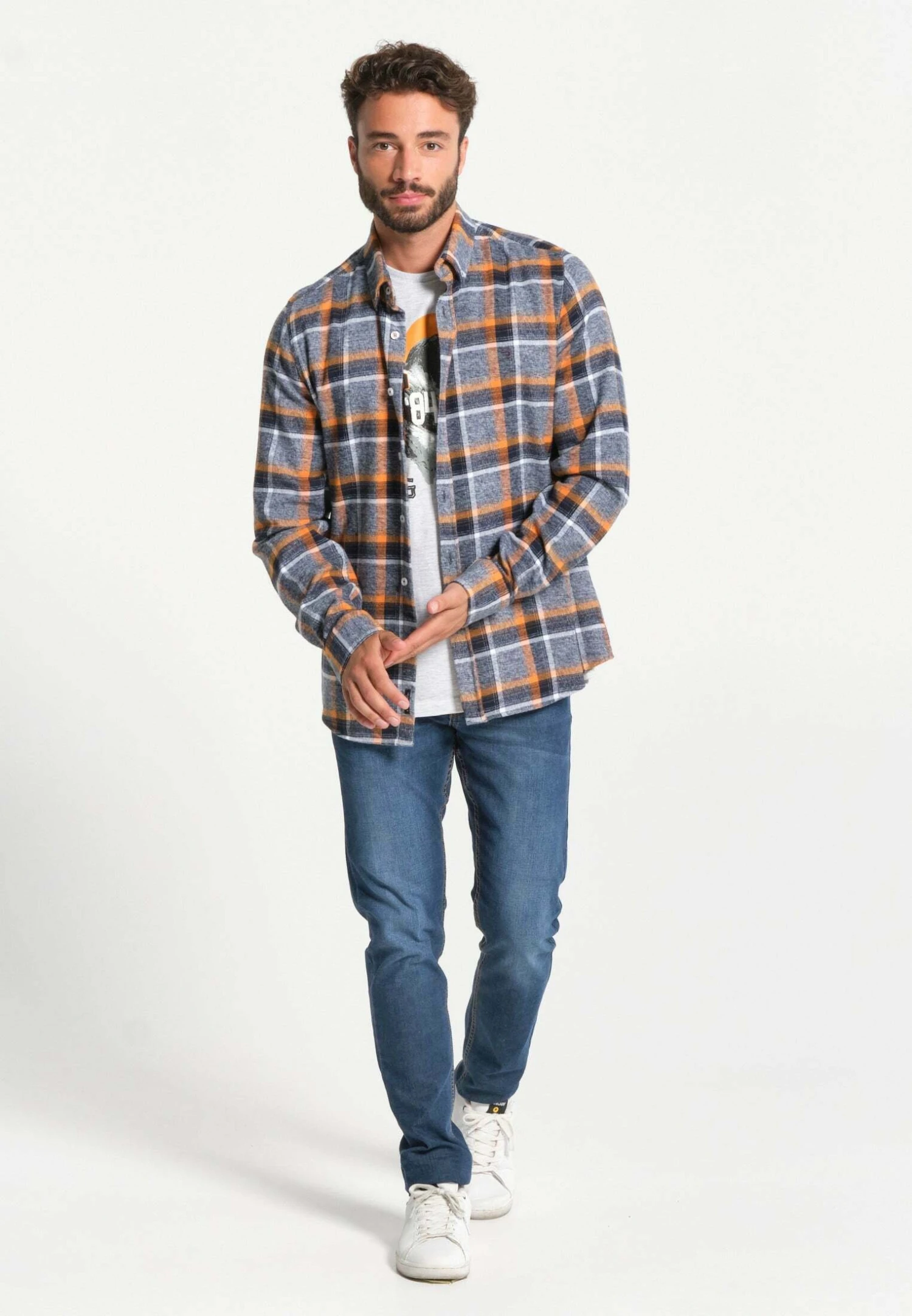 REGULAR FIT CHECKED FLANEL - Overhemd 4 REGULAR FIT CHECKED FLANEL - Overhemd - Afbeelding 2