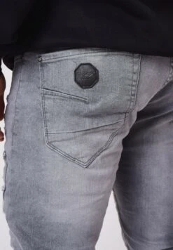 AVEC EMPIÈCEMENTS STYLE PATCH - Slim Fit Jeans 11 AVEC EMPIÈCEMENTS STYLE PATCH - Slim Fit Jeans -Heren Kleding Winkel bb1f07466491412094b1f126194f96a6