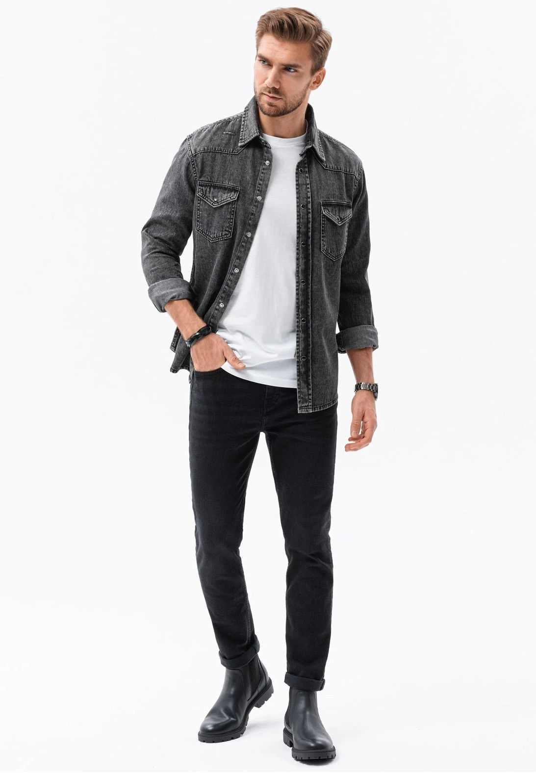 LONG SLEEVE PRESS STUDS - Overhemd 4 LONG SLEEVE PRESS STUDS - Overhemd - Afbeelding 2