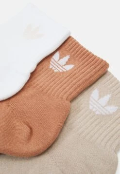 Adidas Originals MID ANKLE UNISEX 3 PACK - Sokken