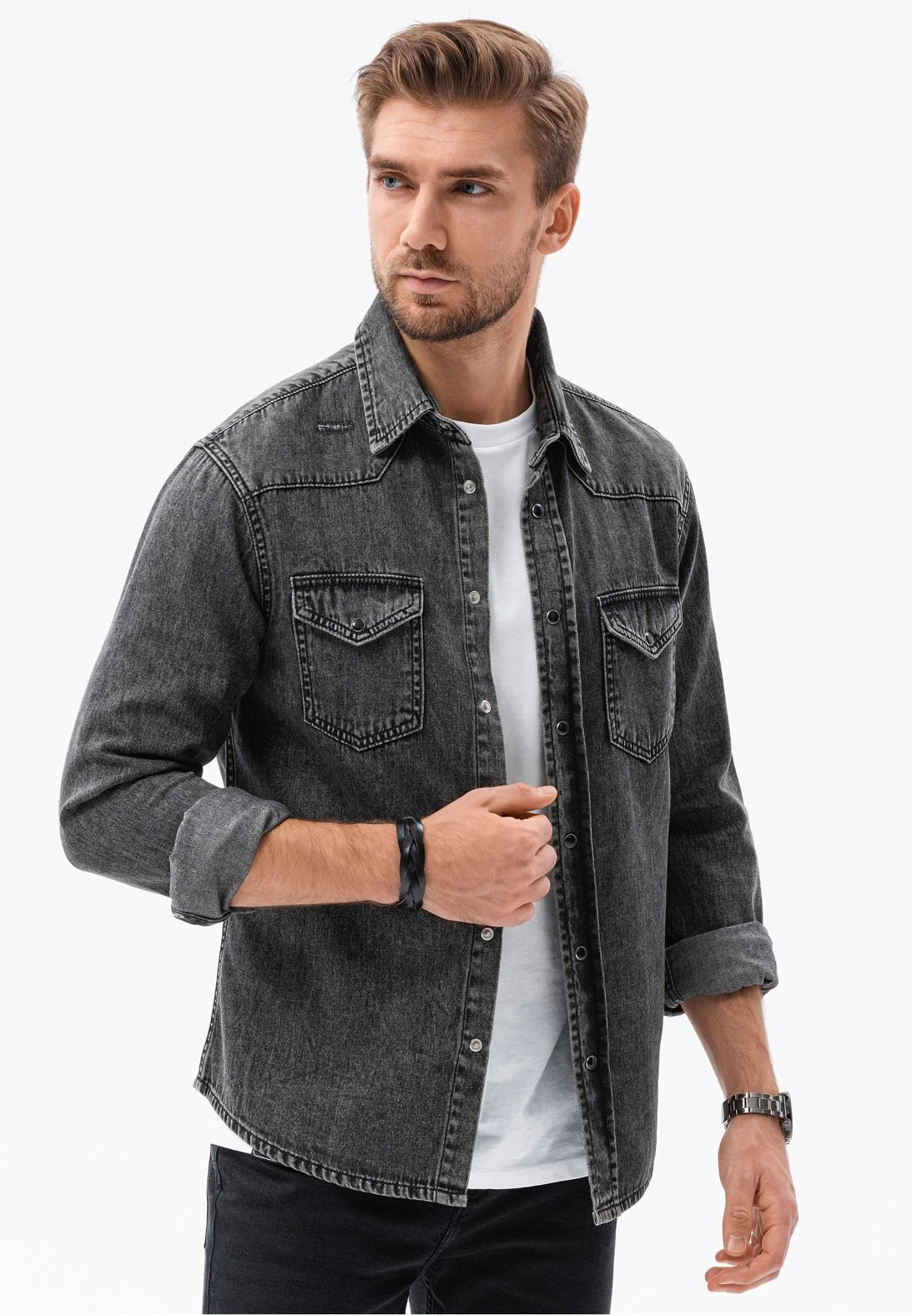 LONG SLEEVE PRESS STUDS - Overhemd 7 LONG SLEEVE PRESS STUDS - Overhemd - Afbeelding 5