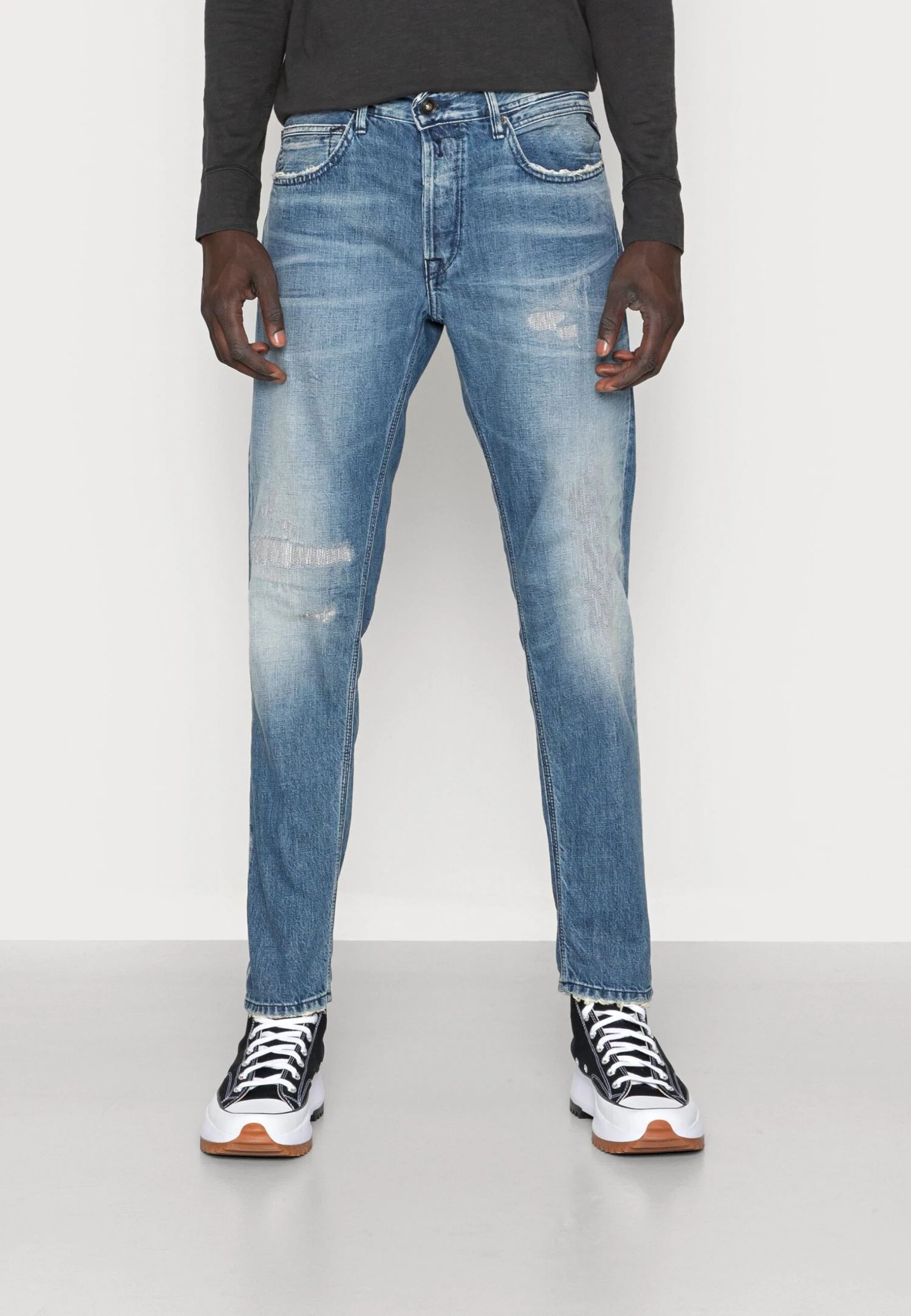 Replay WILLBI BROKEN EDGE - Jeans Tapered Fit 3 Replay WILLBI BROKEN EDGE - Jeans Tapered Fit