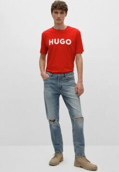 Hugo DOLIVE - T-shirt Print 9 Hugo DOLIVE - T-shirt Print -Heren Kleding Winkel dab74df3630d4331894033c09f391a1f