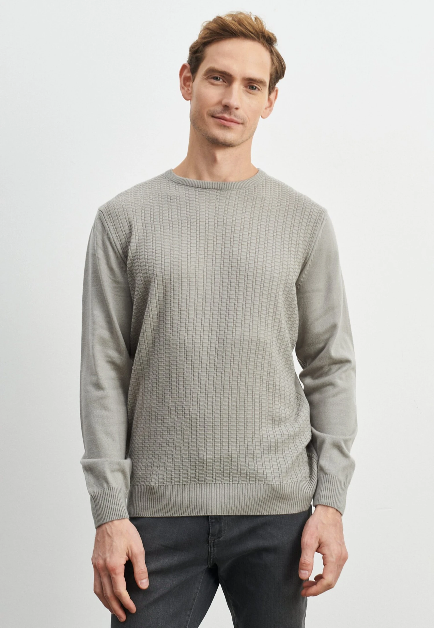 STANDARD FIT O COLLAR - Trui 5 STANDARD FIT O COLLAR - Trui - Afbeelding 3