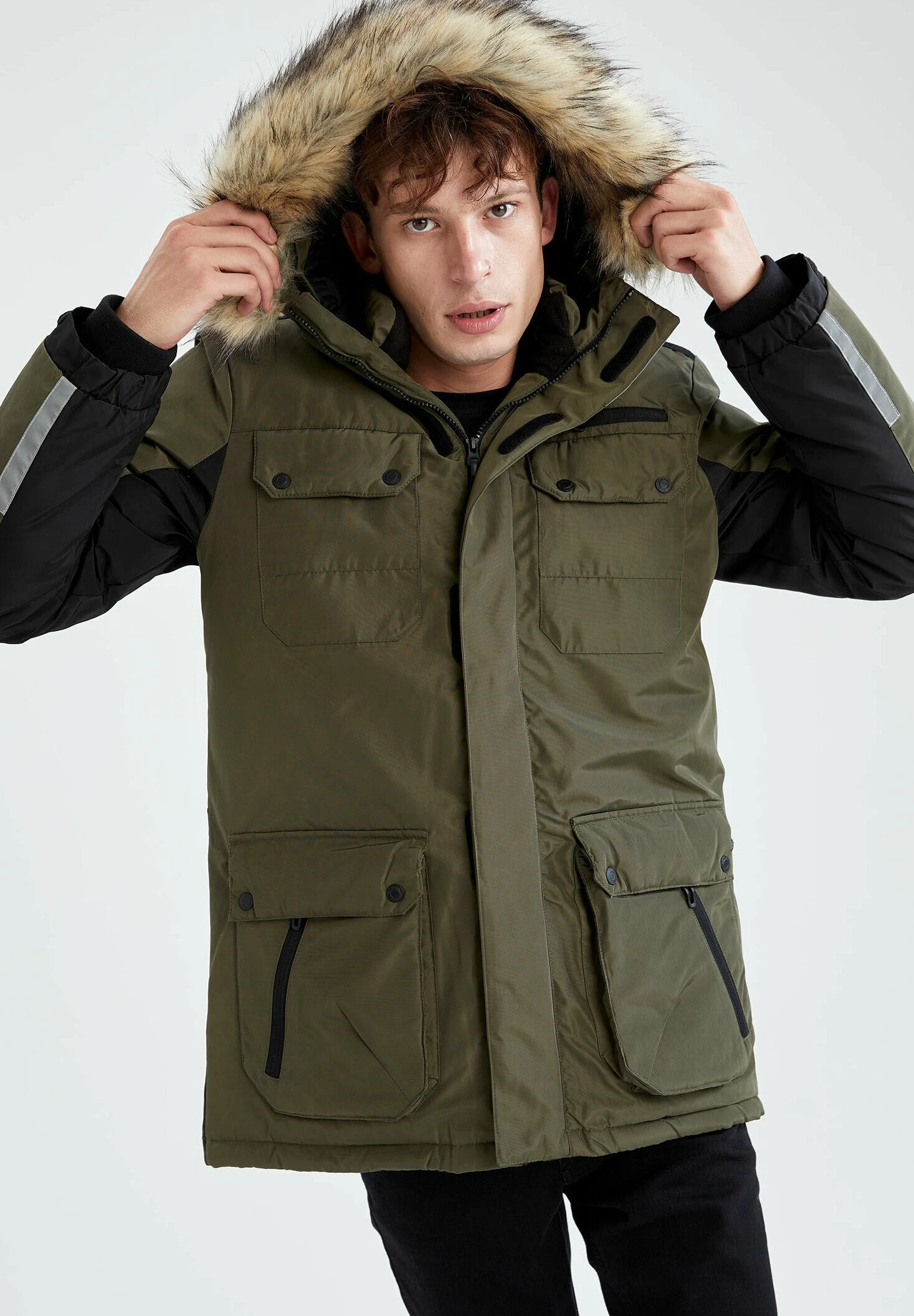 DeFacto SLIM FIT - Winterjas 5 DeFacto SLIM FIT - Winterjas - Afbeelding 3