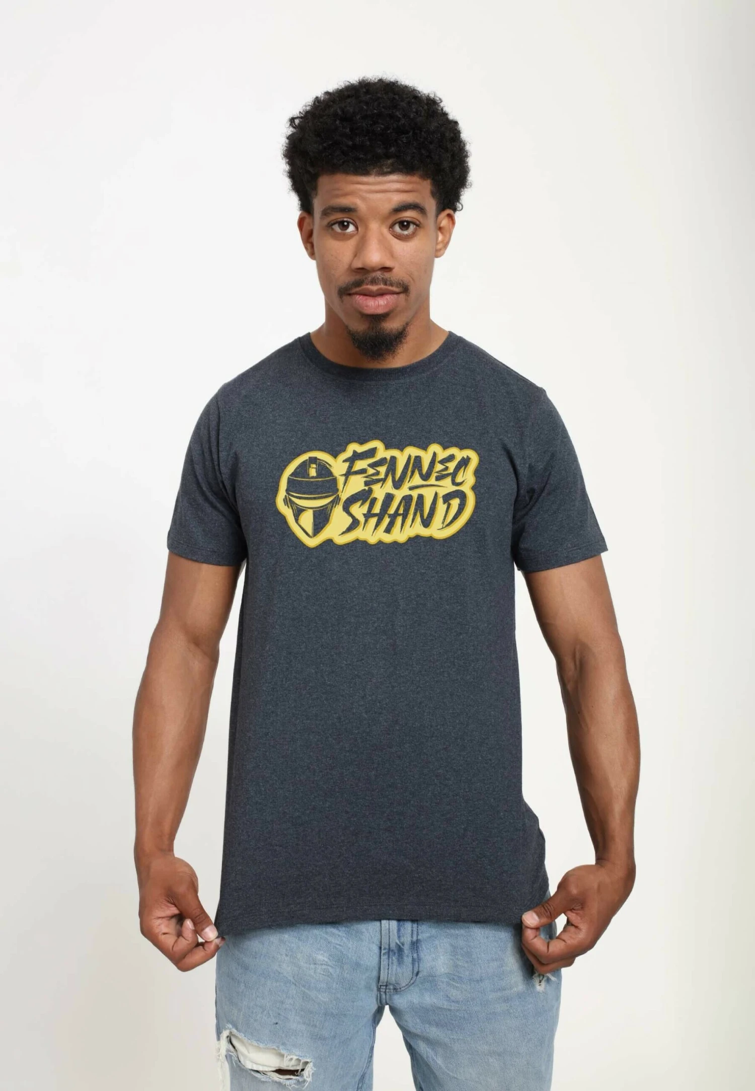 Henry Tiger BOOK OF BOBA FETT FENNEC SHAND TEXT LOGO UNISEX - T-shirt Print 6 Henry Tiger BOOK OF BOBA FETT FENNEC SHAND TEXT LOGO UNISEX - T-shirt Print - Afbeelding 4