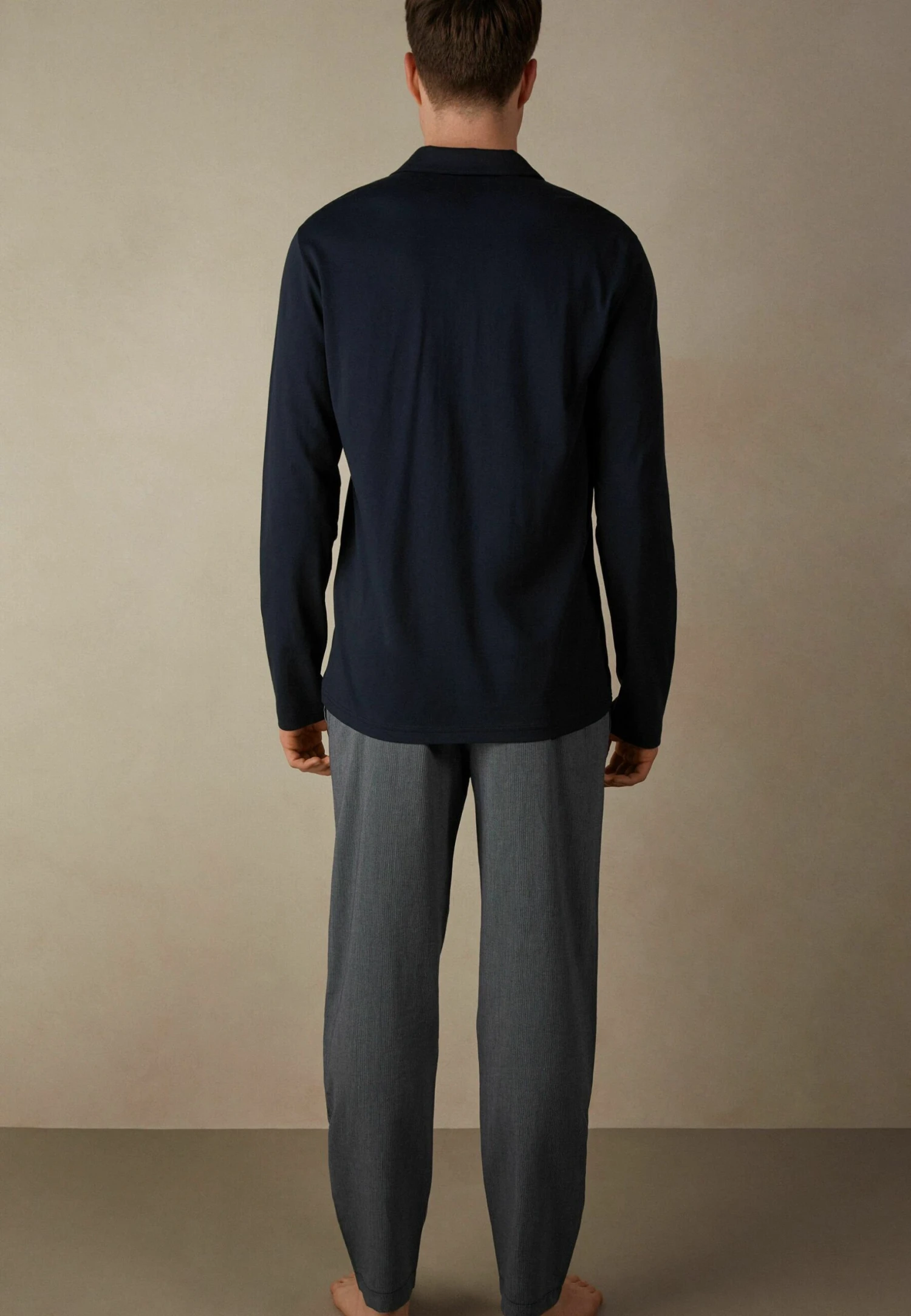 Intimissimi LONG PAJAMAS WITH A FINE STRIPED PATTERN - Pyjama 4 Intimissimi LONG PAJAMAS WITH A FINE STRIPED PATTERN - Pyjama - Afbeelding 2