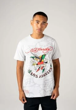 Ed Hardy TRUE-TILL-LA - T-shirt Print